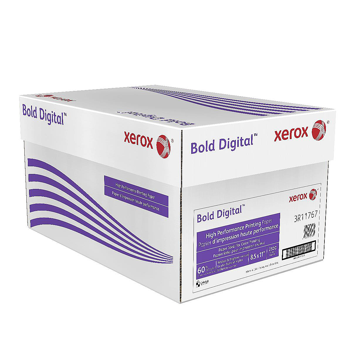 Xerox® Bold Digital™ Printing Paper Blue White 60 lb. Smooth Cover 163 gsm 100 Brightness 8.5x11 in. 250 Sheets per Ream - Email or call for Bulk Orders!